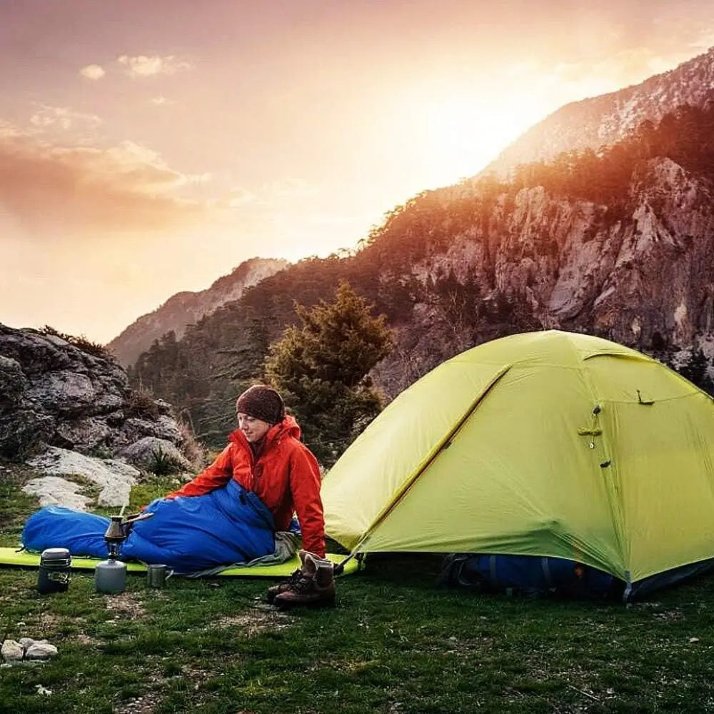 Camping Sleeping Bag Envelope Cap Spring Summer Autumn Outdoor  5-20 Degree