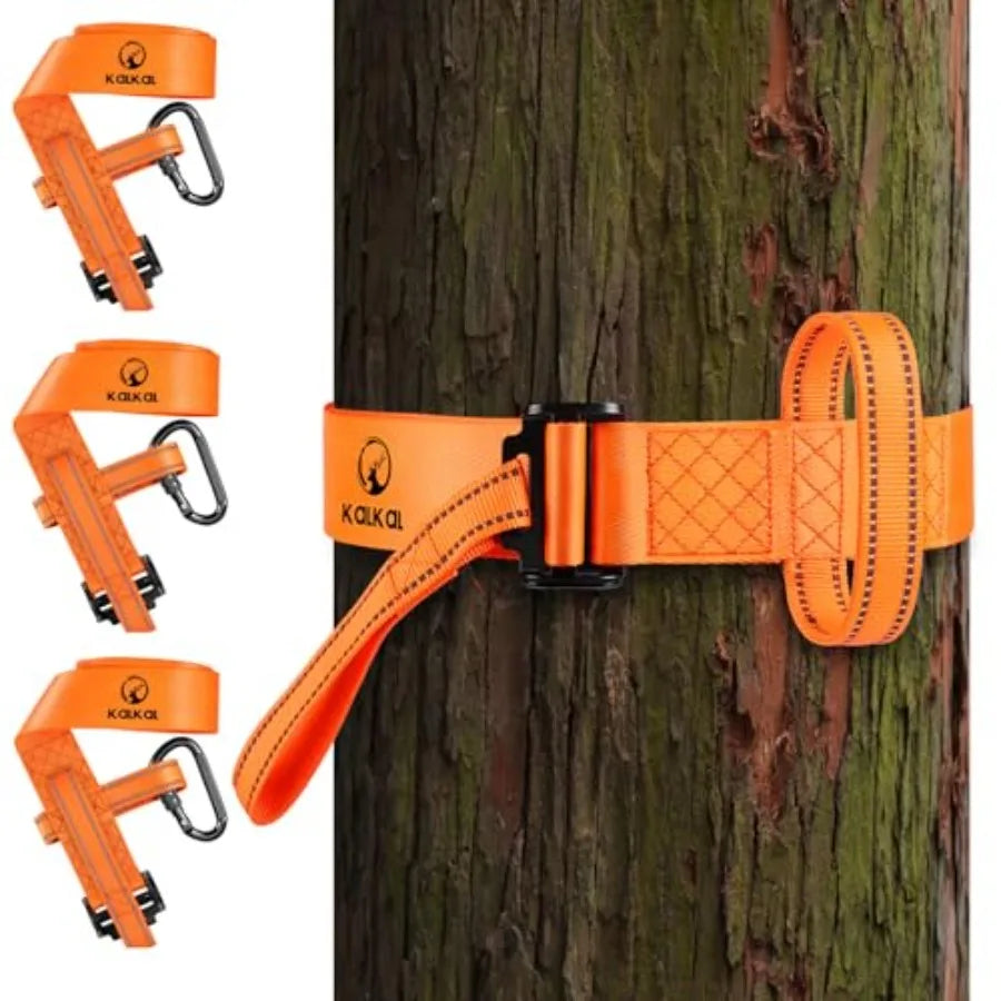 3 Pcs Heavy-Duty Tree Stand Harness Strap Quick-Connect